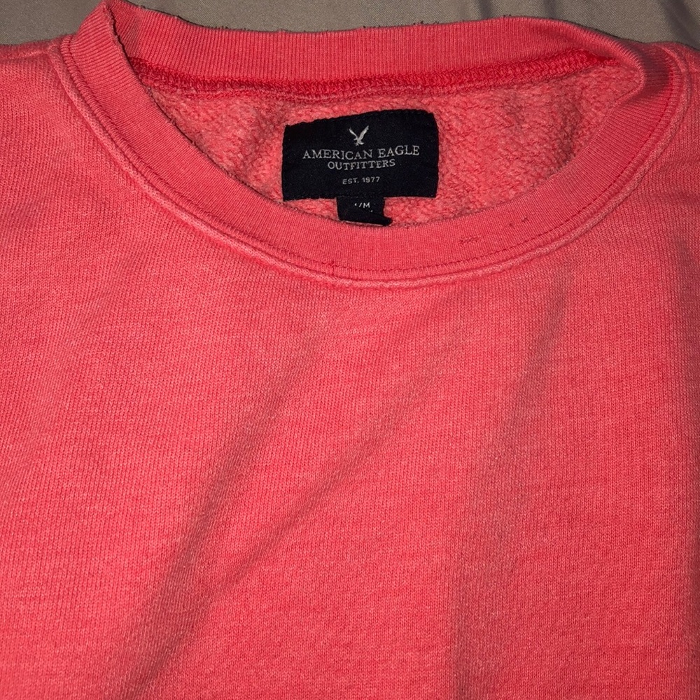 American Eagle Crop Sweatshirt; Size M - Picture 2 of 2